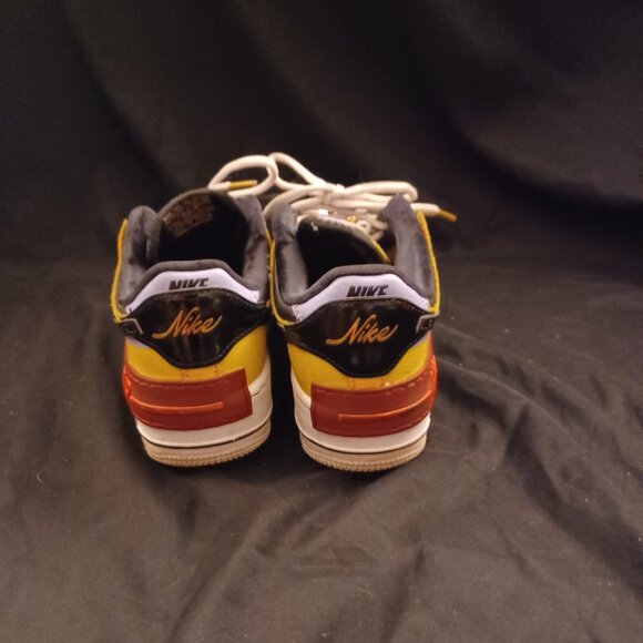 Nike Air Force 1 Shadow Sisters Dark Sulfur Sneaker Shoe Women's Size 7 - Picture 8 of 11